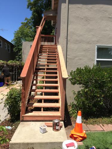 Menlo-Park-New-Stairs-with-Landing-Redwood